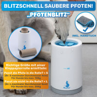 BluePet PfotenBlitz - Pfotenreiniger für Hunde inkl....