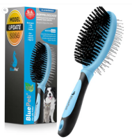 BluePet Doppeldecker Bürste für Hunde und Katzen