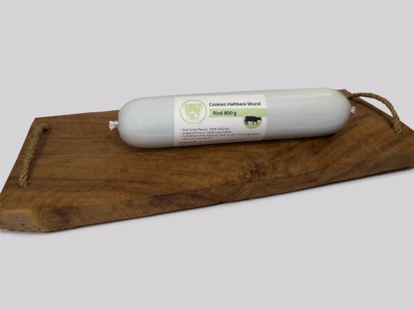 Cookies Trainingswurst 800 g Rind mit Reis