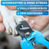 BluePet KrallenSchön - größenverstellbare Krallenschere für große und kleine Hunde & Katzen