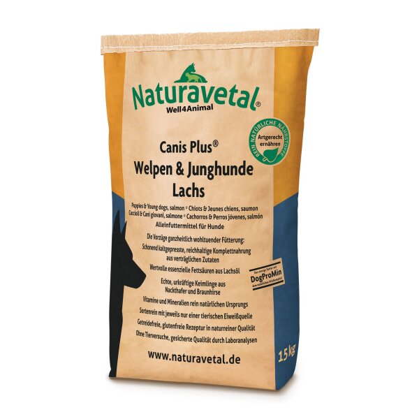 Canis Plus® Welpen & Junghunde Lachs - größere Pellets