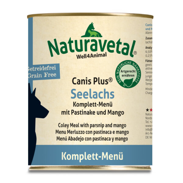 Canis Plus® Seelachs Komplett-Menü 800 g