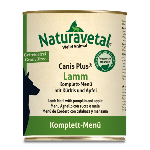 Canis Plus® Lamm Komplett-Menü 400 g