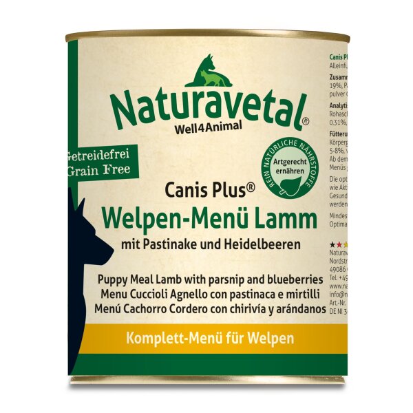Canis Plus® Welpen-Menü Lamm 400 g