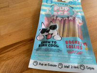 Pup Ice Rocket Lollies Erdbeere und Banane