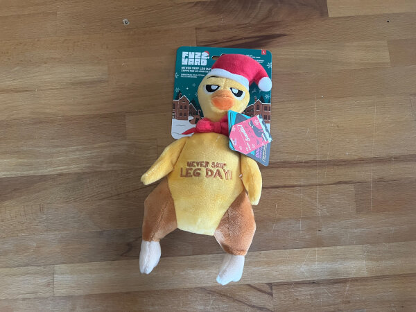 FuzzYard Hühnchen never skip leg day