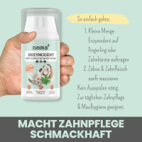 Noms+ Enzymodent: Enzymatische Zahnpasta für Hunde