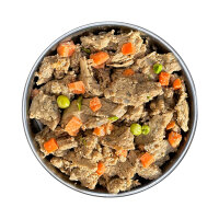 Fidelis Lachs mit Süßkartoffel, Erbsen und...