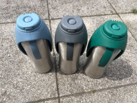 2 in 1 Trinkflasche mit Silikonnapf
