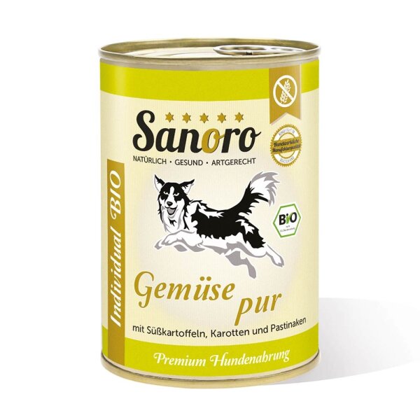 Sanoro BIO Gemüse Mix Pur mit Bio-Süßkartoffel & Bio-Karotte