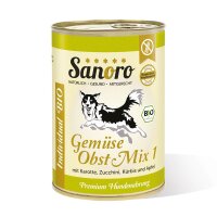 Sanoro BIO Gemüse-Obst-Mix 1 pur mit Bio-Karotte...