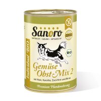 Sanoro BIO Gemüse-Obst-Mix 2 mit Bio-Reis und...