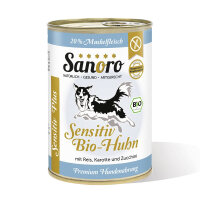 Sanoro Sensitiv Menü PLUS Bio-Huhn mit Bio-Reis und...