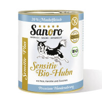 Sanoro Sensitiv Menü PLUS Bio-Huhn mit Bio-Reis und...