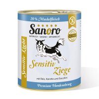 Sanoro Sensitiv Menü Light Ziege mit Reis und Karotte