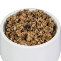Sanoro Spezial Menü Schwein mit Zucchini, Naturreis und Brokkoli